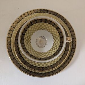 Bavaria Markleuthen Tea Cup Saucer Dessert Plate 3 piece Set Great Gift Idea